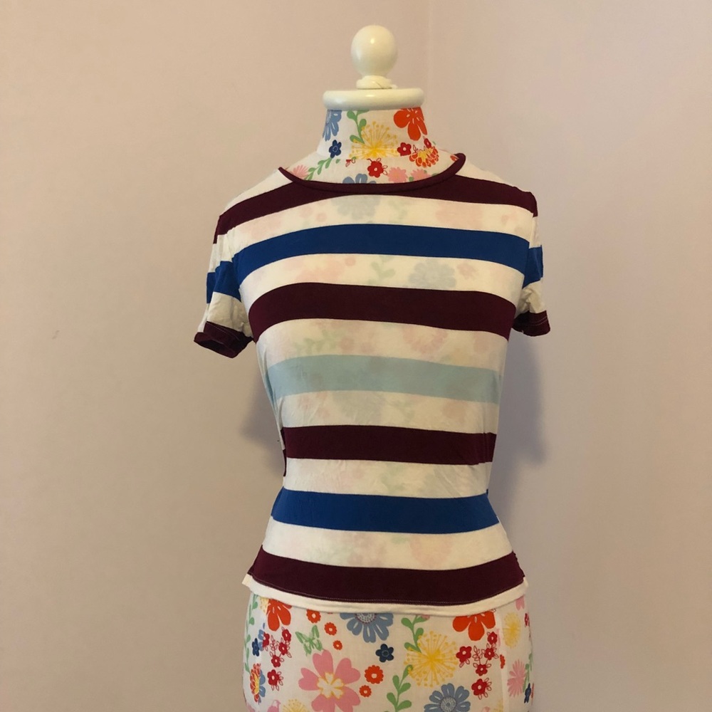 American Eagle striped tee